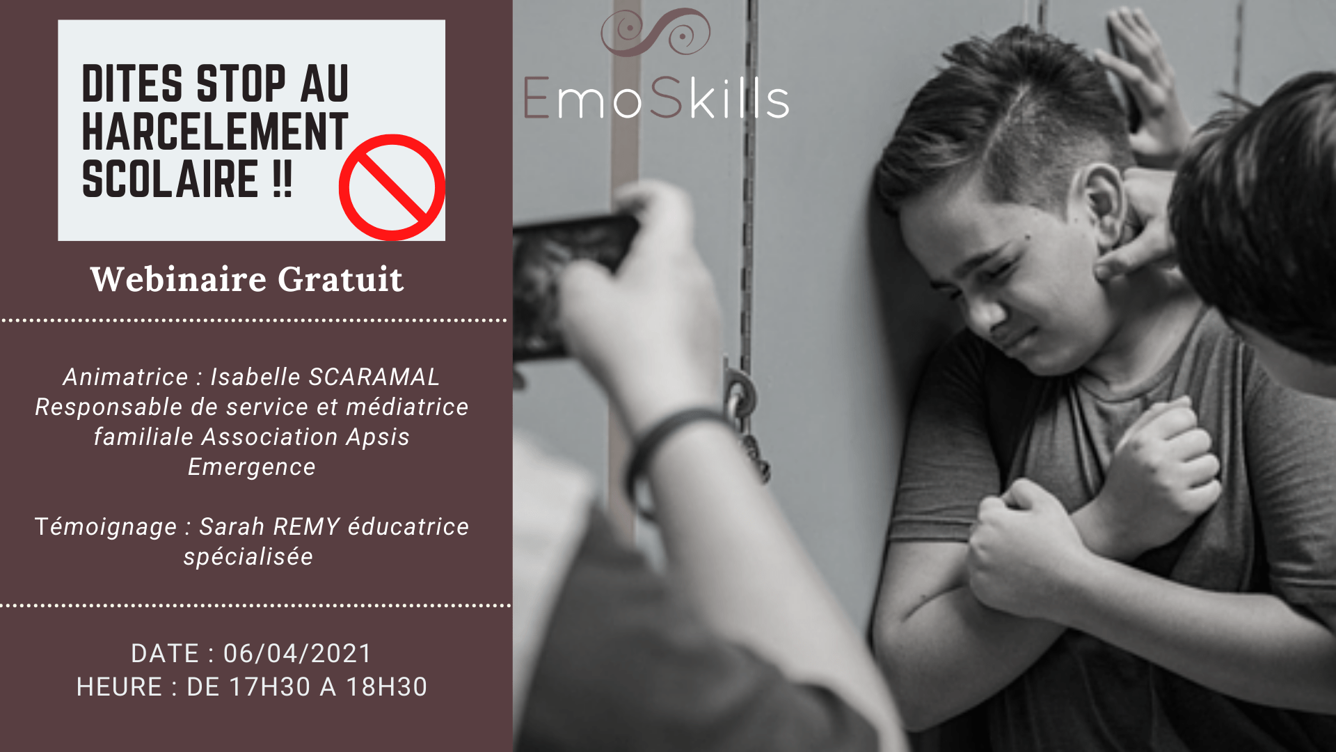 Dites stop au harcelement scolaire !! Webinaire Gratuit !! Qu'est ce-que le Yoga des Yeux